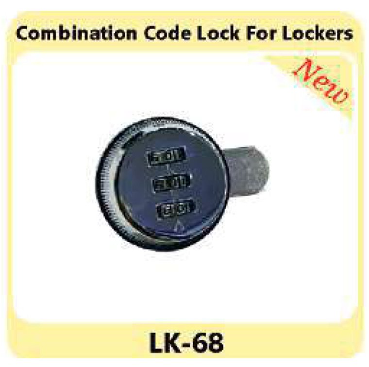  Combination Code Lock For Lockers LK-68 manufacturers in Worli 