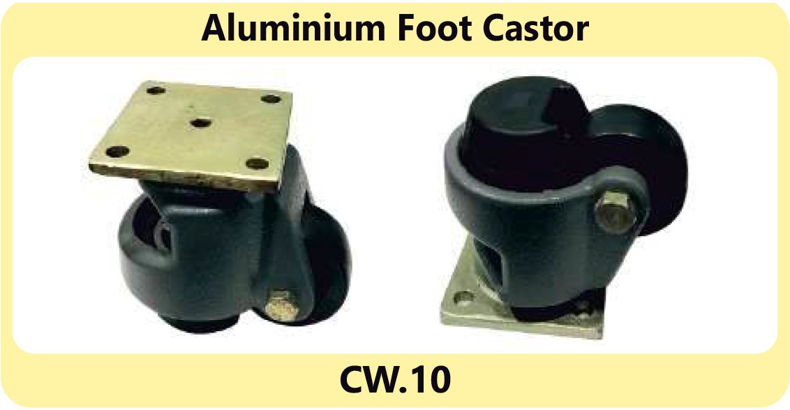 Aluminium Foot Castor