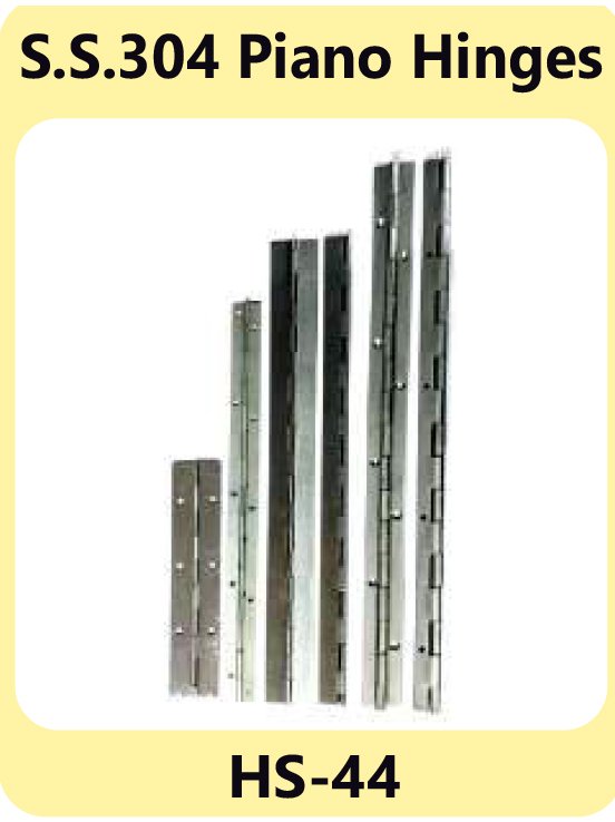 S.S.304 Piano Hinges