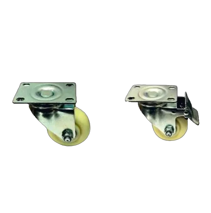 P P White Swivel  Brake by Channel Industries